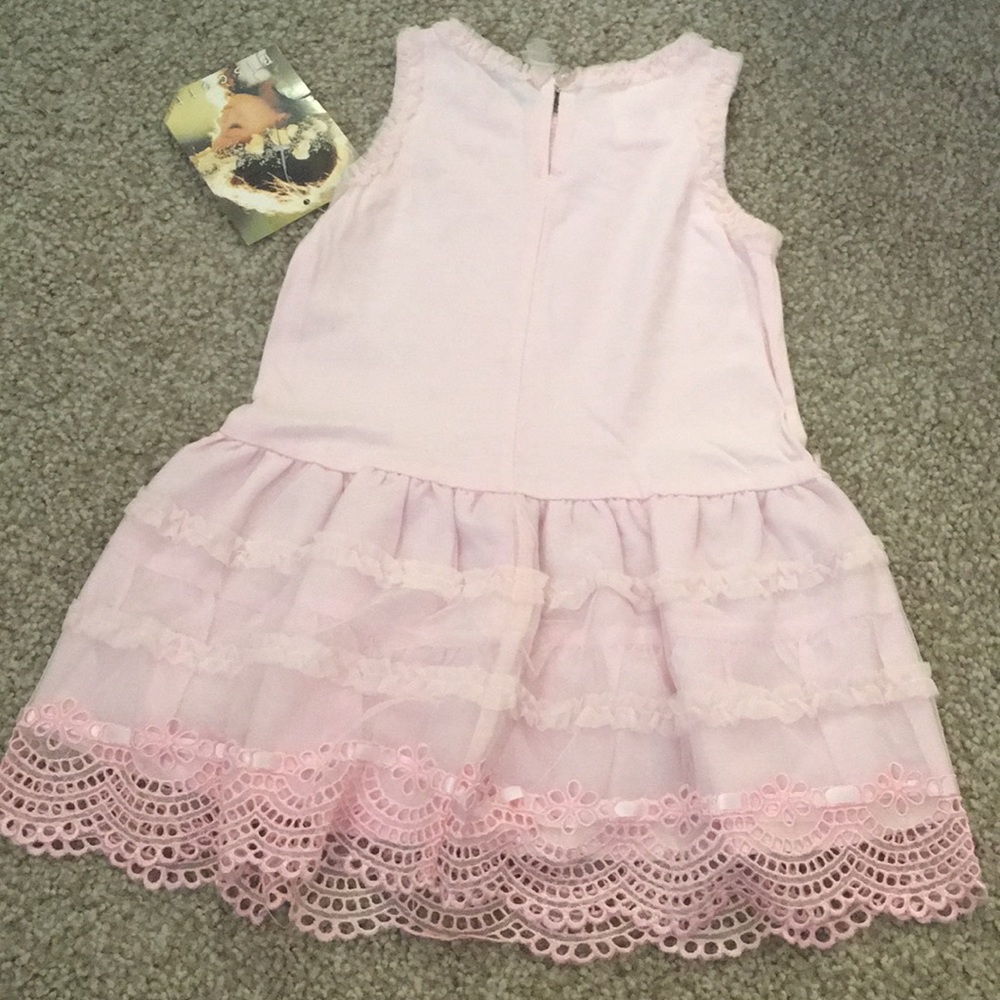 Pink Biscotti dress Sz 12mo NWT - Picture 4 of 5